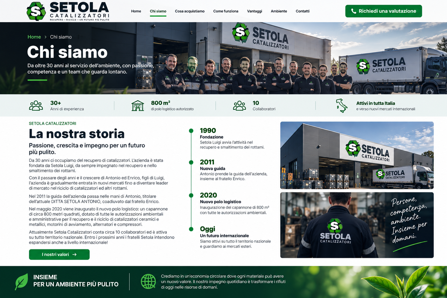 Chi siamo - Setola Catalizzatori